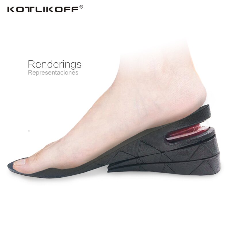 Kotlikoff Hoogte Toename Binnenzool Kussen Lift Inlegzolen Hoogte Lift 3-9Cm Verstelbare Schoen Hak Insert Taller Unisex Voet pads