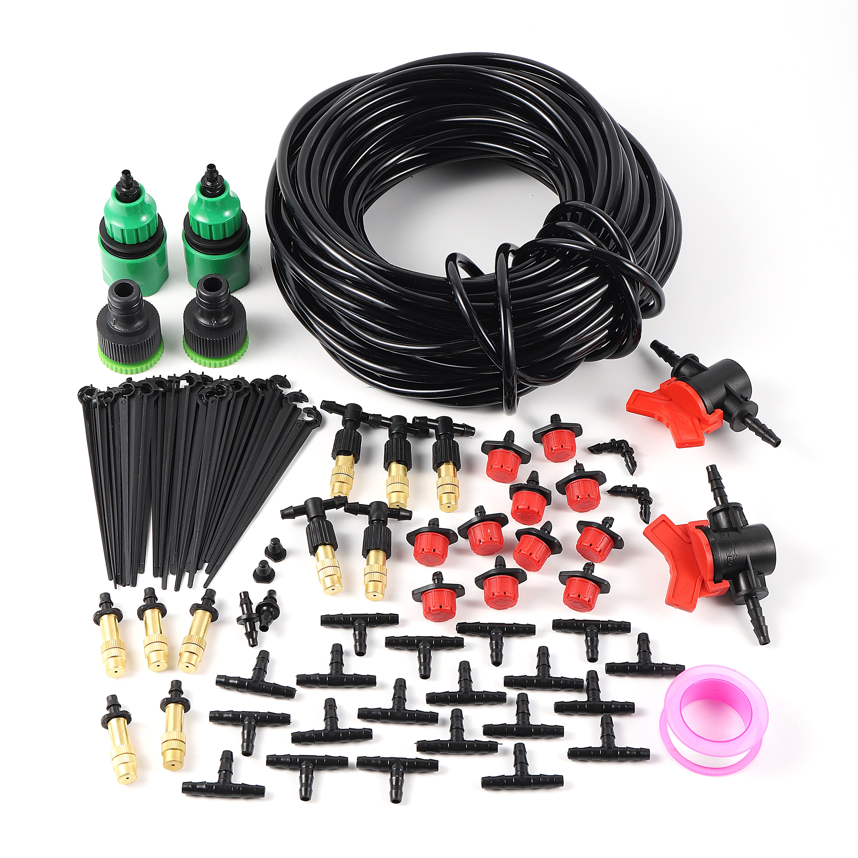 5/10/15/20/25m Garten Bewässerung Bewässerung System Bewässerung Kit mit 4/7mm PVC Schlauch Automatische Bewässerung Beschlagen Sprinkler Tropf
