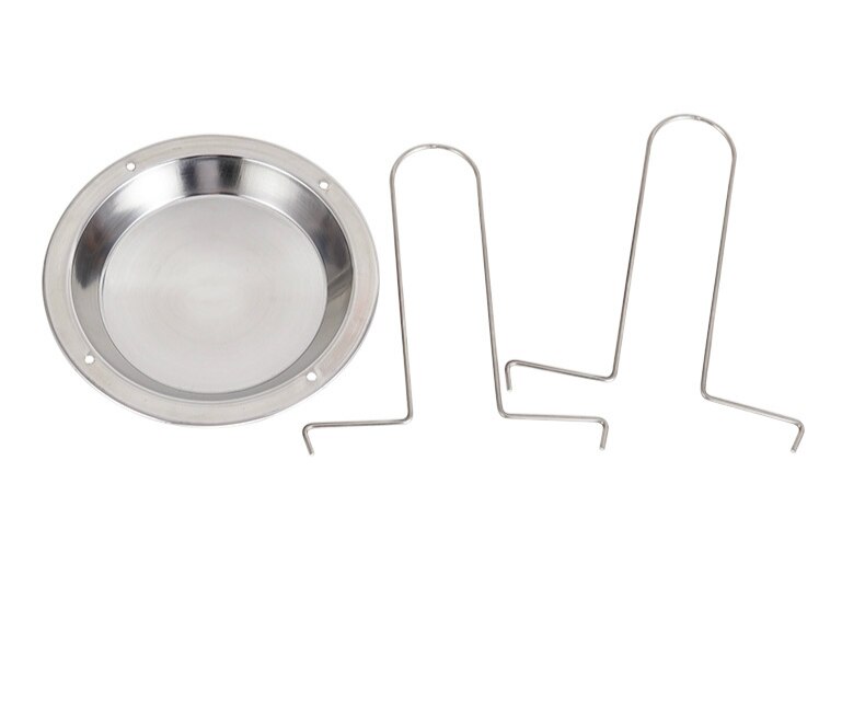 Grelhador vertical de aço inoxidável aleatório, rack com tigela de lata antiaderente ferramentas de cozinha panela para grelhar churrasco