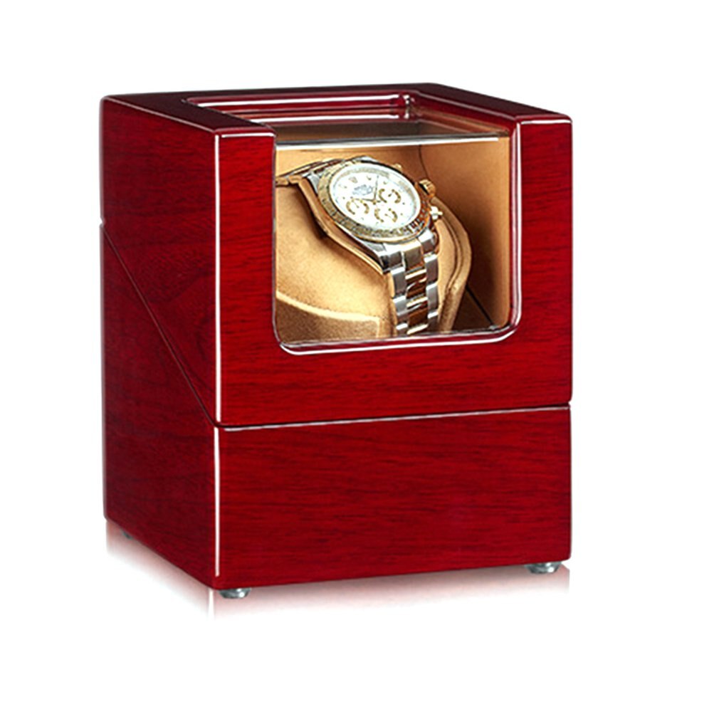 Draagbare Met Stille Houten Horloge Shaker Enkele Horloge Automatische Kronkelende Mechanische Horloge Shaker 5 Rotatie Modus Professionele