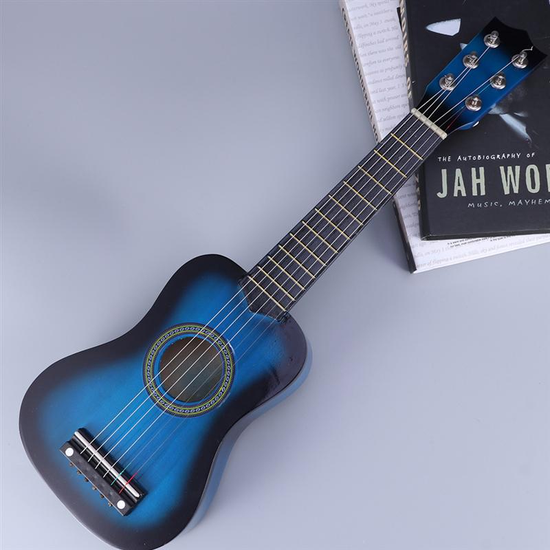23 tommer træ guitar legetøj interessant musikinstrument legetøj klassisk pædagogisk legetøj til børnefødselsdag