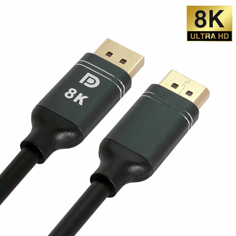 Display Port 1.4 Cable 8K 4K HDR 165Hz 60Hz Display Port Adapter for Video PC Laptop TV DP 1.4 1.2 Display Port