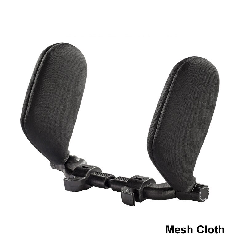 Autostoel Hoofdsteun Reizen Rest Nekkussen Ondersteuning Oplossing Voor Kinderen En Volwassenen Kinderen Auto Seat Hoofd Kussen Auto Kussen: Black Mesh Cloth