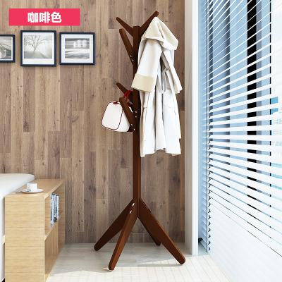 Moderne Boom-Vormige Massief Hout Hoed Rack Hanger Eenvoudige Stands Shelf Kledingstuk Rack Creatieve mobiele hangen pakket rack: 1