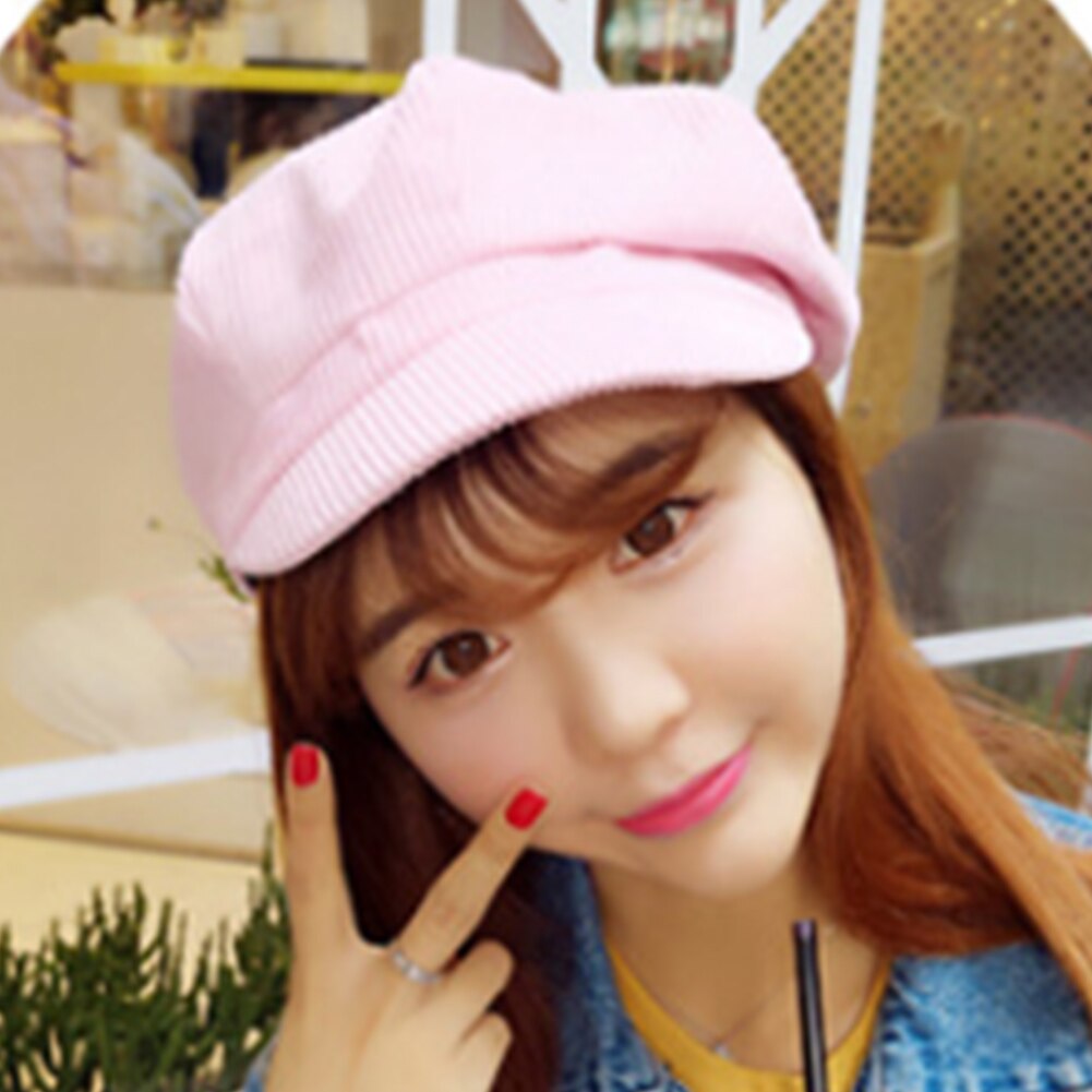 Sombrero a la para mujeres Gorras Planas Snapback Casquette sombrero de sol Octagonal gorro de caballero Newsboy boina gorra plana de invierno