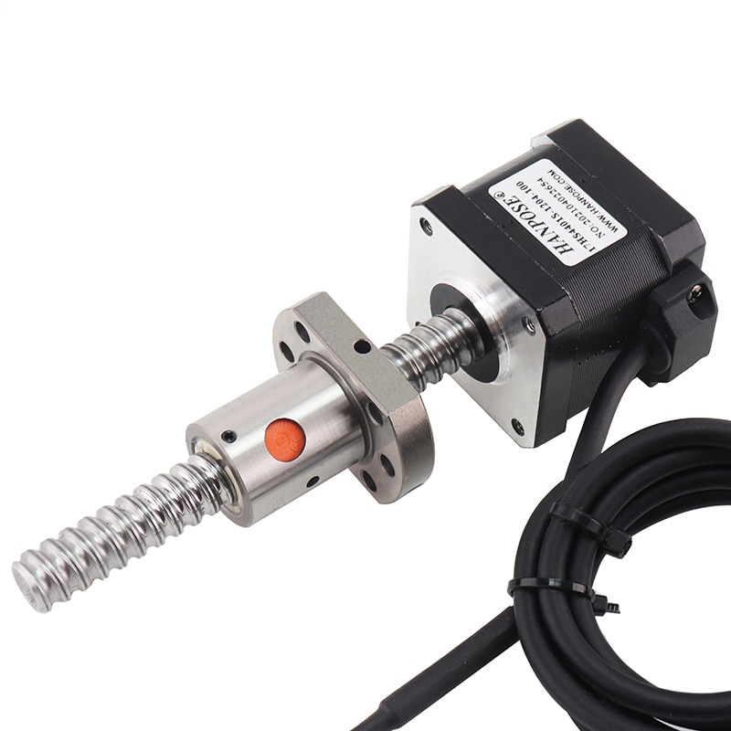 SFU1204 Bal Schroef Motor Nema17 Stappenmotor 1.7A 40N. Cm 17hs4401S 12Mm Diameter 42Bygh Voor Precisie Cnc Machine