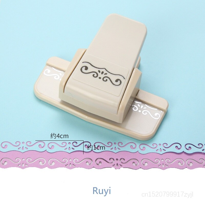 DIY Paper Cutting Tools Paper Puncher Crafting Border Hand Punch Lace Heart Flower Paper Punch for Scrapbooking Arts: H