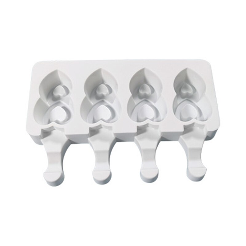 Mold Stripe Silicone Ice-Pop Molds 2/4/8 Cavities Homemade DIY Ice Cream Maker Reusable Easy Release: B04