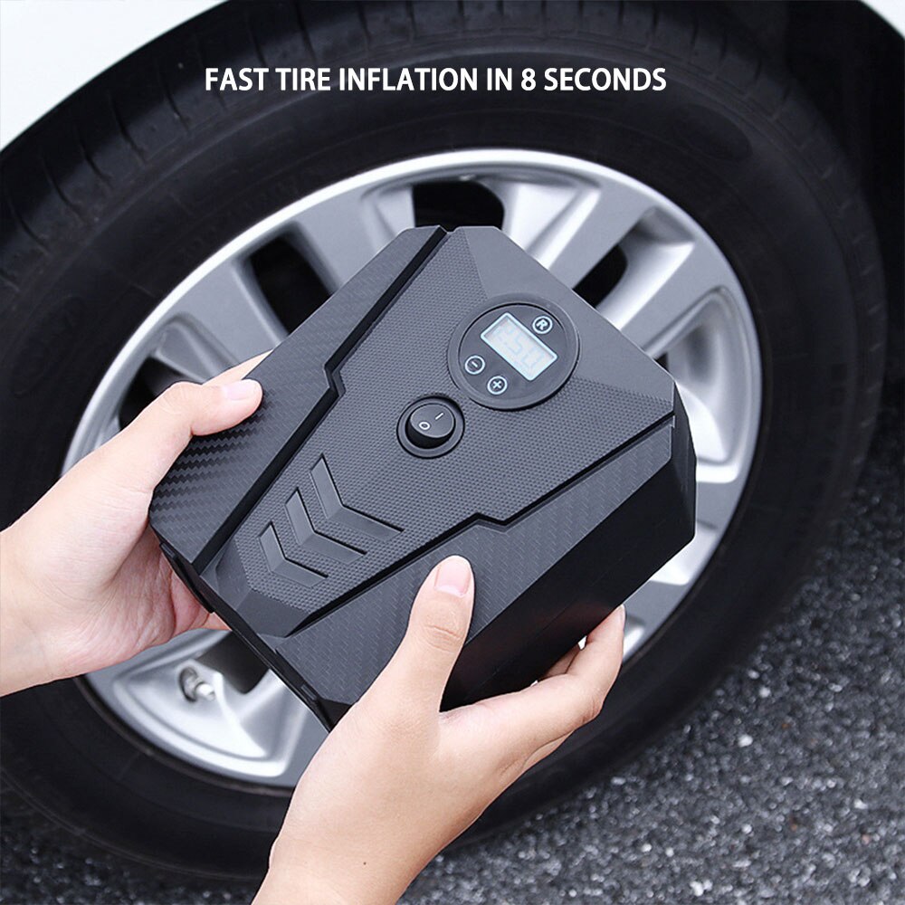 Portable Car Air Compressor DC 12V Digital Tire Inflator Air Pump 150 PSI Auto Air Pump for Car Motorcycle LED Light Tire Pump