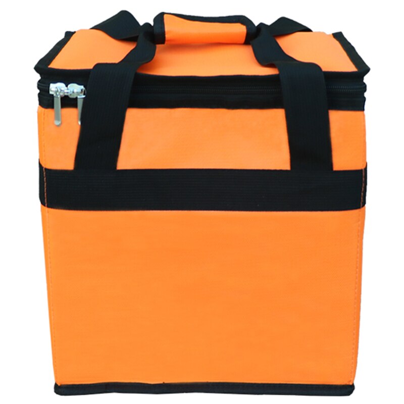 18- liter bærbar håndholdt enkelt skulder taske picnic taske kasse take-out inkubator lille udendørs ispose: Orange