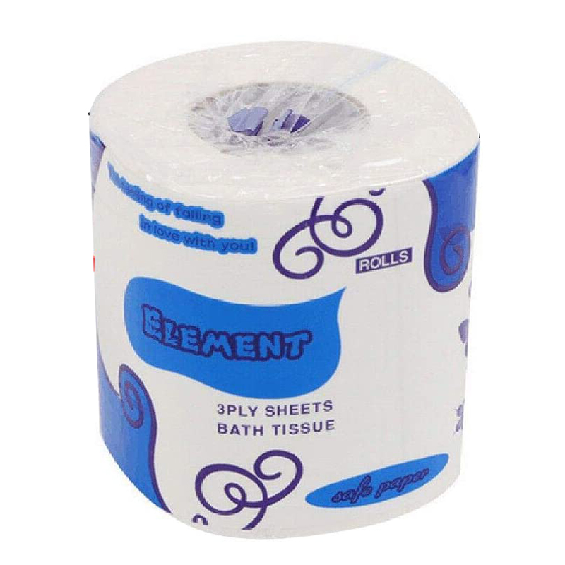 4 Rolls Zachte 3Ply Toiletpapier Bulk Bad Weefsel Rollen Badkamer Wit 10X10CM: Default Title