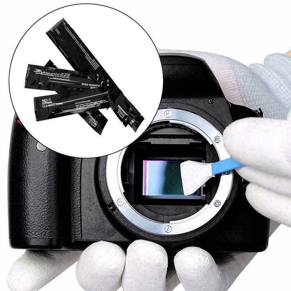 10 stücke Kamera APS-C Sensor Reinigung Tupfer Bausatz 16mm 24mm Tupfer Pinsel Für Digital Kameras