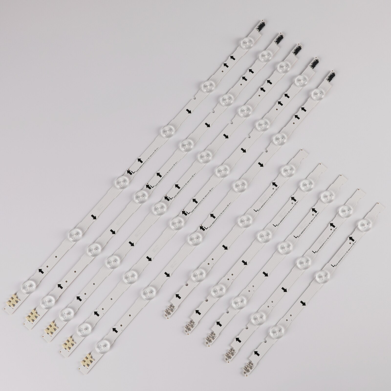 TV'S LED Array Bars Für Samsung UE40H5500 UE40H5505 UE40H5300 UE40H5510 TV Hintergrundbeleuchtung LED Streifen Matrix Lampen Bands Herrscher Lampen