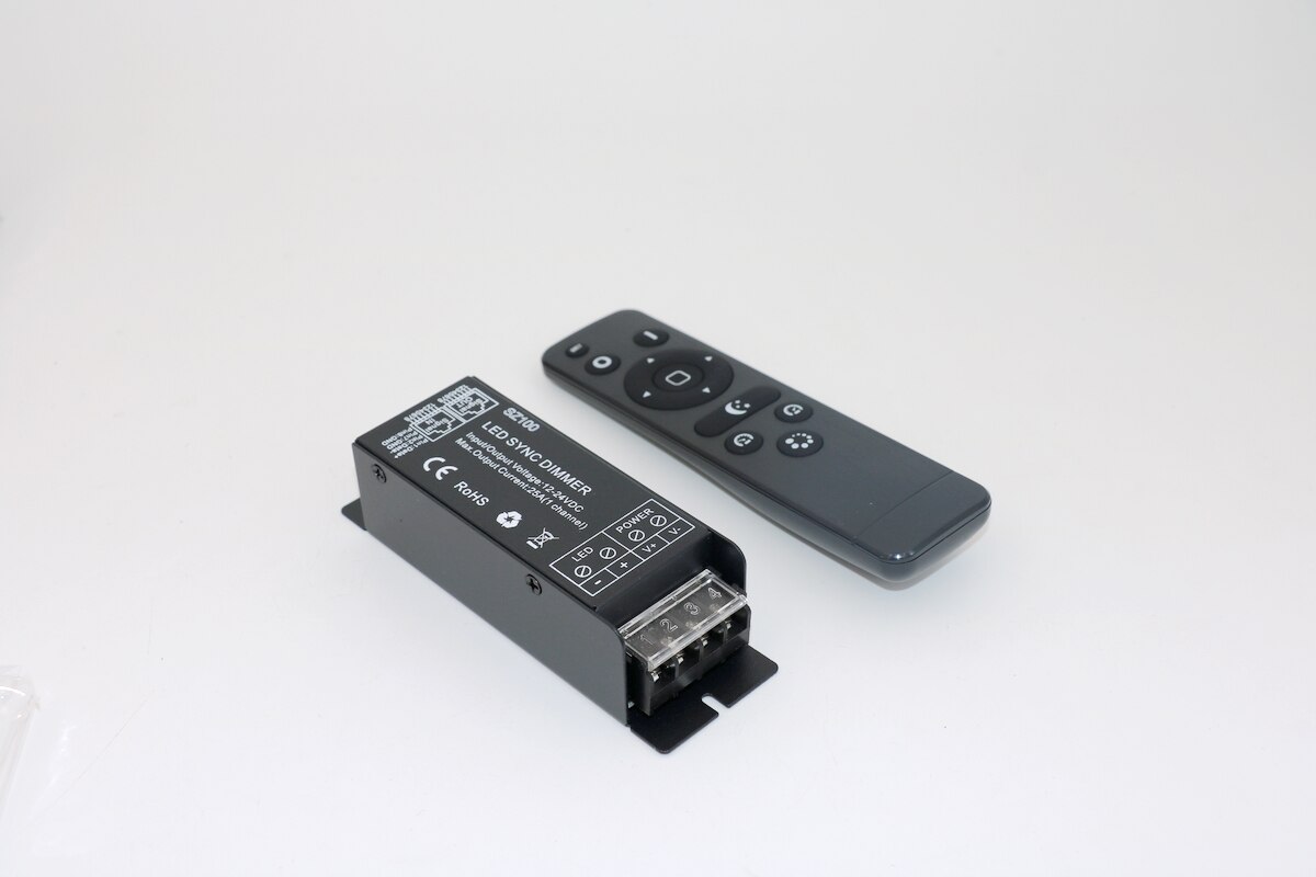 RF Remote Led Dimmer Swith LED Strip Light PWM Controller Home Lighting Speed Controller SYNC Dimmer DC 12V 24V Memory Function