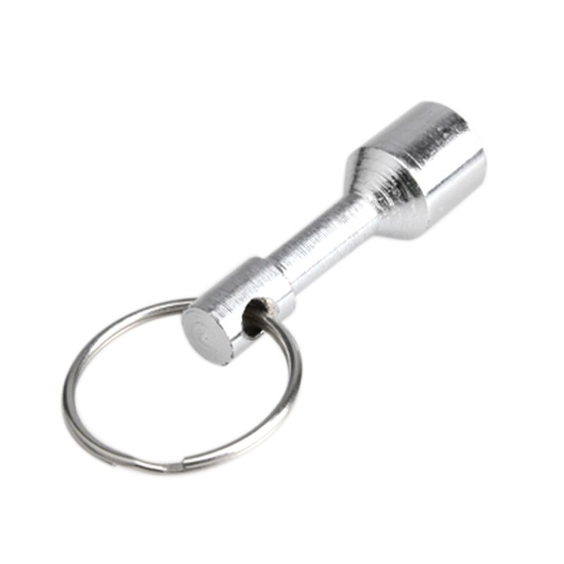 2 Pcs/Set Strong Magnet Key Holder Pocket Keychain Split Ring Keyrings AIC88: Default Title