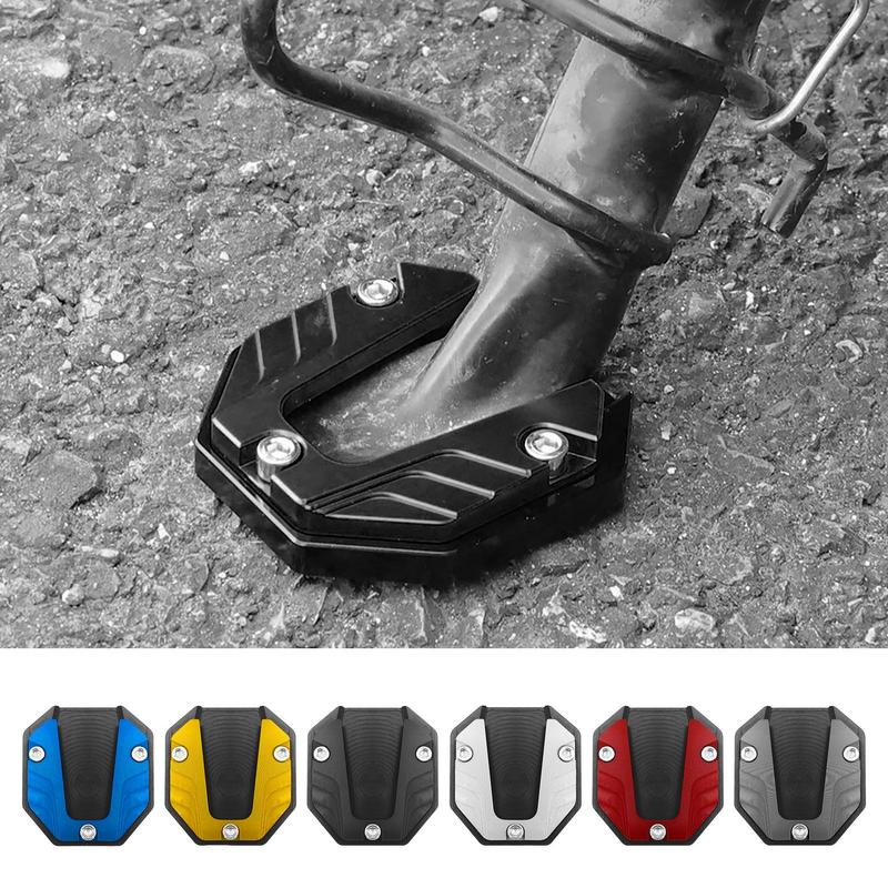 Motorcycle Kickstand Plate Anti-Skid Side Stand Extension Plate Foot Support Pad High Strength Motorcycle Accessories Foot Plate