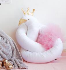 Cama de encaje de cisne con corona dorada, en dos tonos, rodeada por corona plateada, cama de encaje de elefante de 190x12cm, tela transpirable de malla de algodón: swam