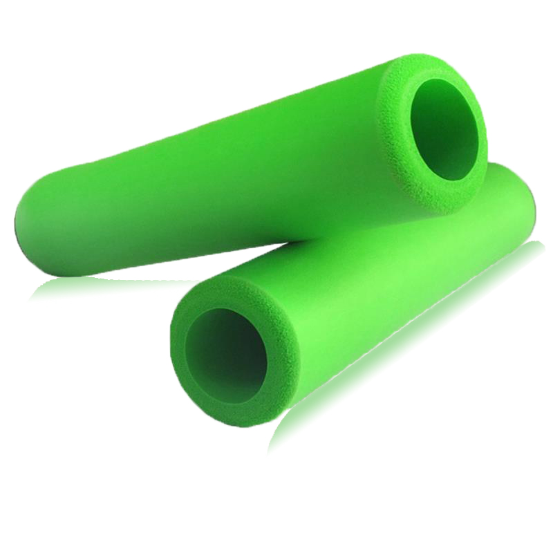 Kalosse Mountain Bike Grips Shock Absorption Bicycle Grips Bike Bar Silicone Grip: Green