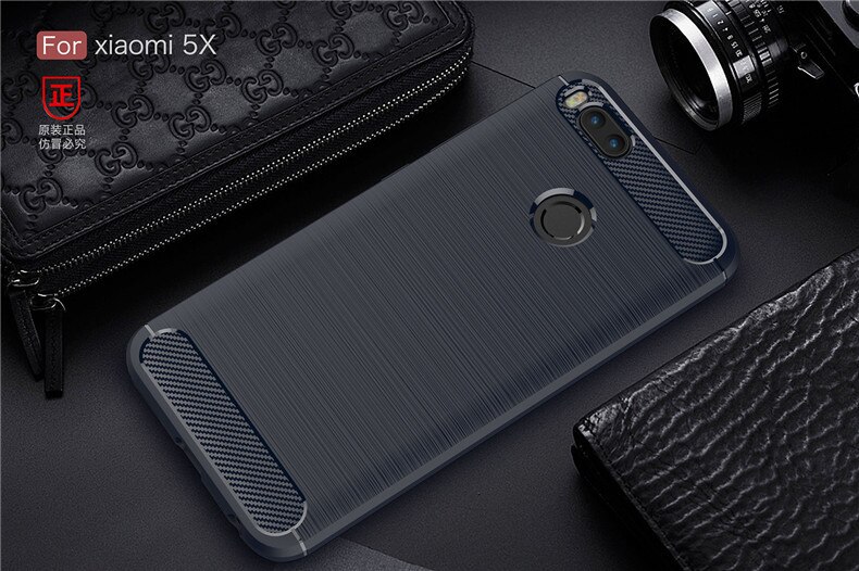 Voor Xiao mi mi A1 case CARBON Fiber Cover Shockproof Phone Case Voor Mi A1 een 1 MI A1 cover 360 Volledige Bescherming Bumper duurzaam Shell