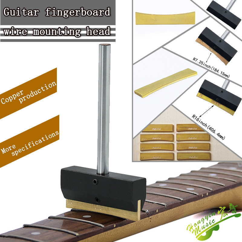 Gitarre Griffbrett Bund Drücken Sie Caul mit Durcheinander Einsatz für Gitarre Bass Gitarre Draht Ersatz Werkzeug