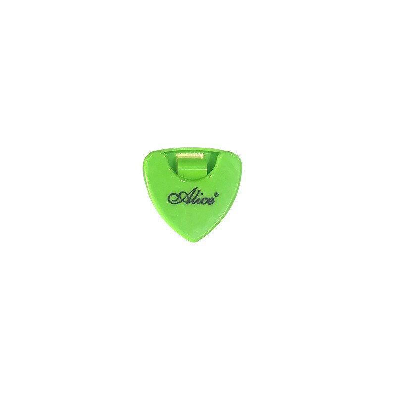Guitar pick holder plastik plekter etui med selvklæbende mærkat guitar pick opbevaringsbokse til 1-3 stk guitar picks: G