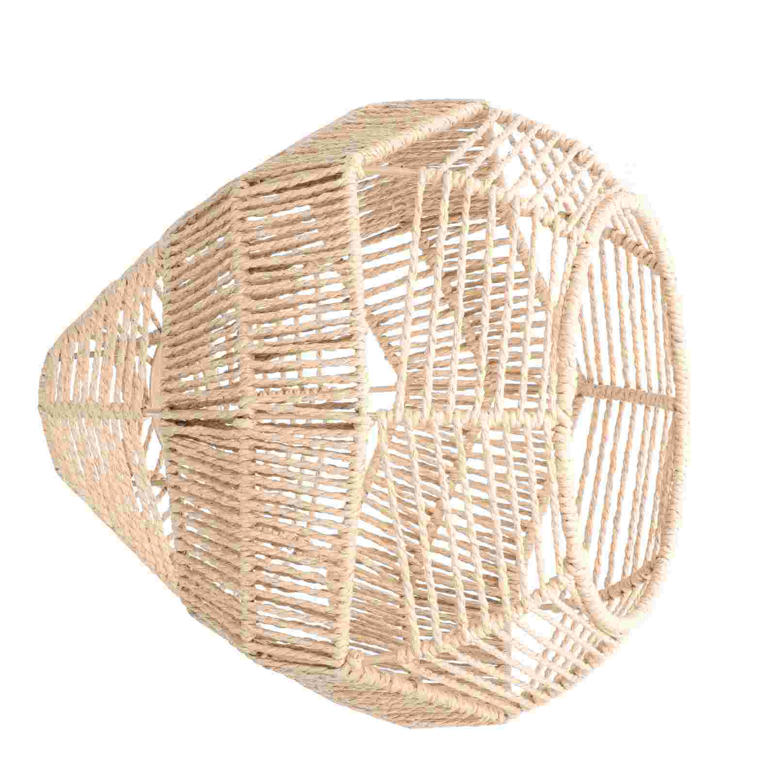 Home Lamp Cover Lampshade Paper String Woven Chandelier Lampshade