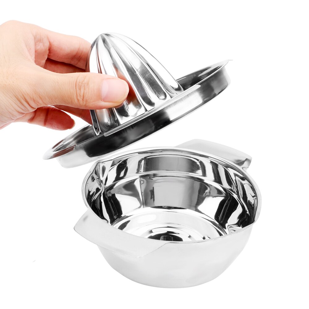 Hilife manuell juicer i rustfritt stål hånd appelsin sitron fruktpresse pressepress juicer maskin multifunksjon manuell sitrus juicer