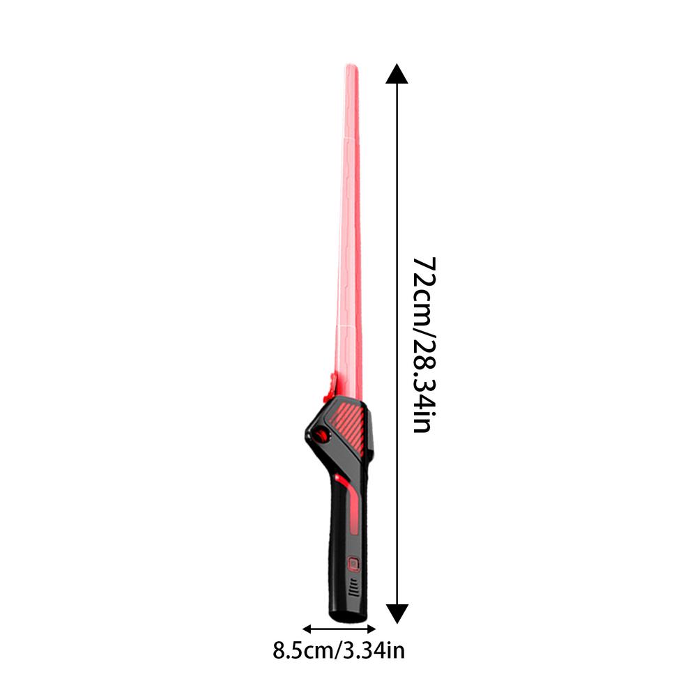 Telescopic Lighting Rod Cool Flashing Cheer Tube Stick Toys Boys And Girls Colorful Celebrity Concerts Atmosphere Decors: black