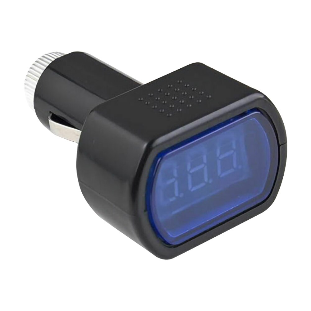 12V-24V Led Digitale Auto Voltage Gauge Volt Meter Voltmeter Sigarettenaansteker Adapter Digitale Display Gauge volt Auto Led V