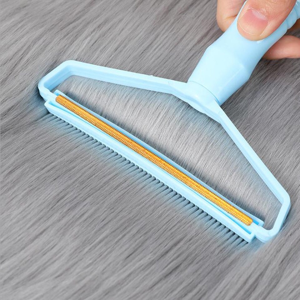 Mini rasoir en tissu Fuzz pour tapis, manteau en laine, vêtements, brosse, dissolvant de peluches de fourrure: sky blue