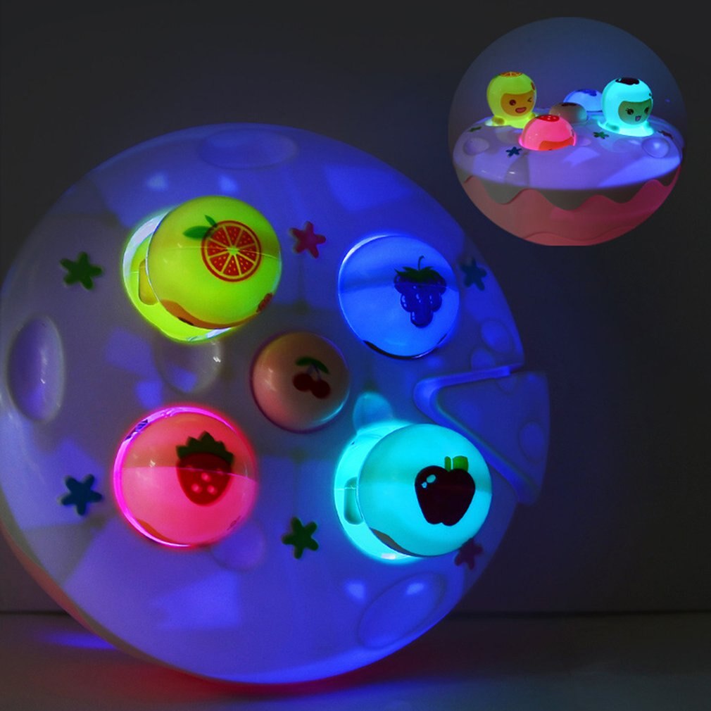 Handheld Schlag-a-Maulwurf Spiel Maschine Elektrische Hamster Baby Spielzeug Klang Licht Obst Kuchen Klopfen Hamster Musik Spiel pädagogisches Spielzeug