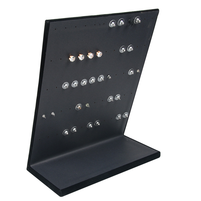 Flanellen Sieraden Doos Sieraden Display Oorbellen Stud Ketting Hanger Opslag Showcase Rack Case Board