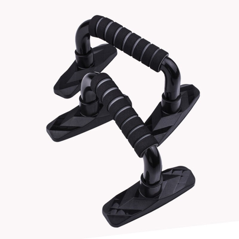 Abdominale Wiel Pak Van Fitness Apparatuur In Push Up Bar Van Springtouw Jump Rope Van Spier Ontwikkelen Ab Wiel van Home Gym: Black