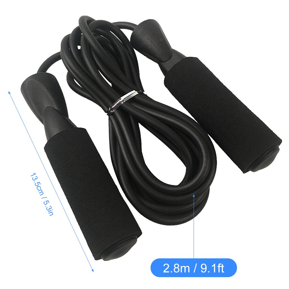 Adjustable Jump Rope Fitness Jumping Skipping Rope Crossfit Corde A Sauter Comba Soft Handles Exercise Workouts