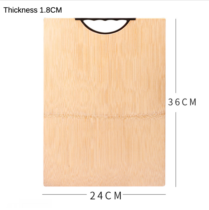 Kitchen Wooden Chopping Blocks Rectangle Hangable Cutting Board Antibacteria Vegetable Fruits Knife Board Bamboo Bread Tray