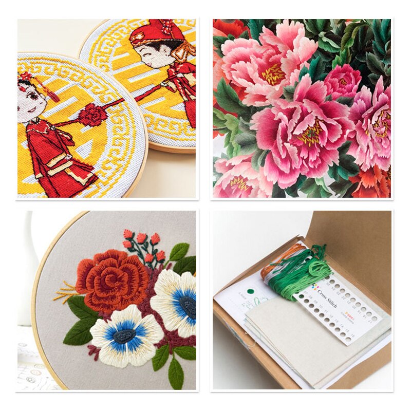 Ancla Multicolor de 8 metros, hilo Similar, punto de cruz, madejas de costura de algodón, Kit de hilo de bordar, herramientas de costura artesanal