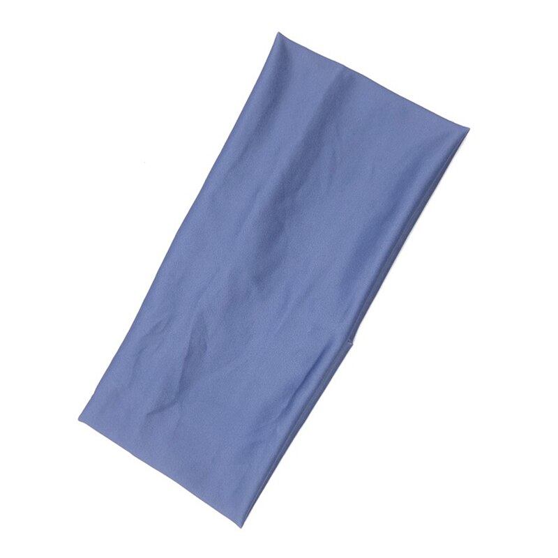 Cinta de cabeza para el sudor deportiva absorbente para hombre y mujer, cintas para el pelo para Yoga, banda para el sudor, accesorios para ciclismo carrera deportes al aire libre, 1 unidad: blue