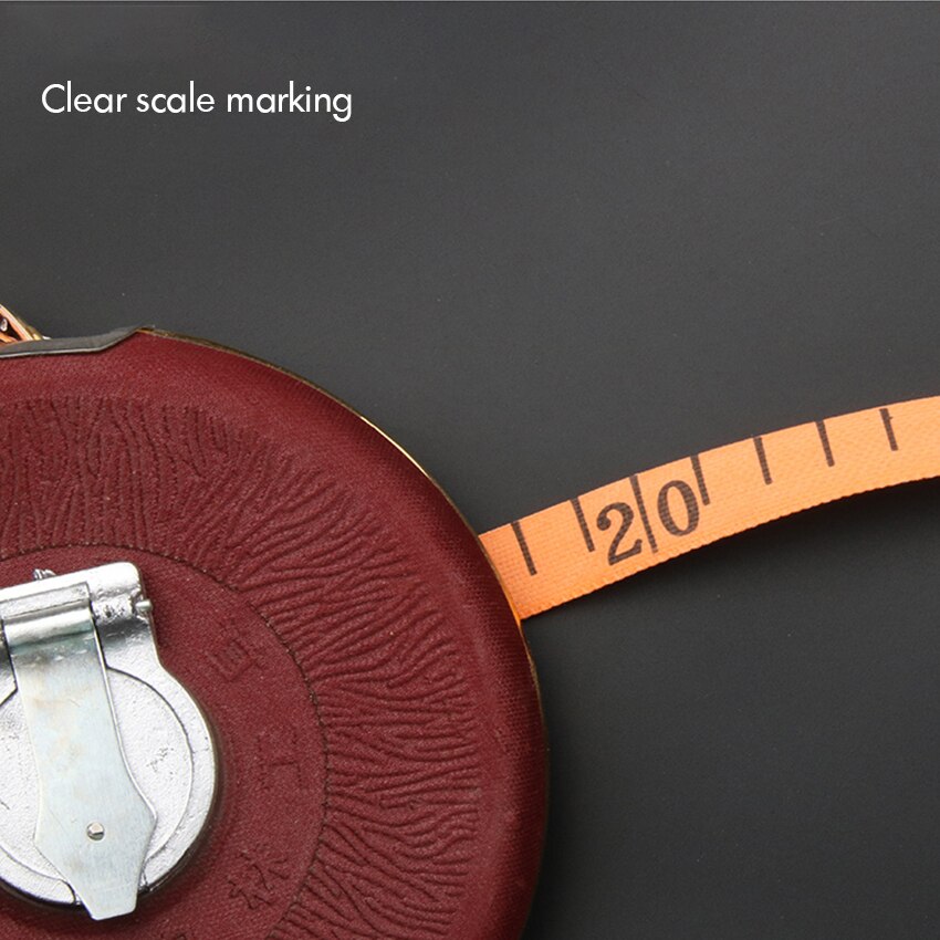 20M 30M 50M 100M Sackcloth Tape Measure for Construction Work Measuring Tape for Sewing Tailor Fabric Measurements Tape