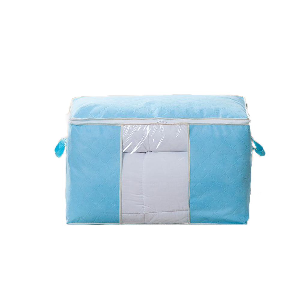 Clothes Storage, Foldable Thick Fabric Blanket Storage Bags, Storage Containers for Organizing Bedroom, Closet, Comforter