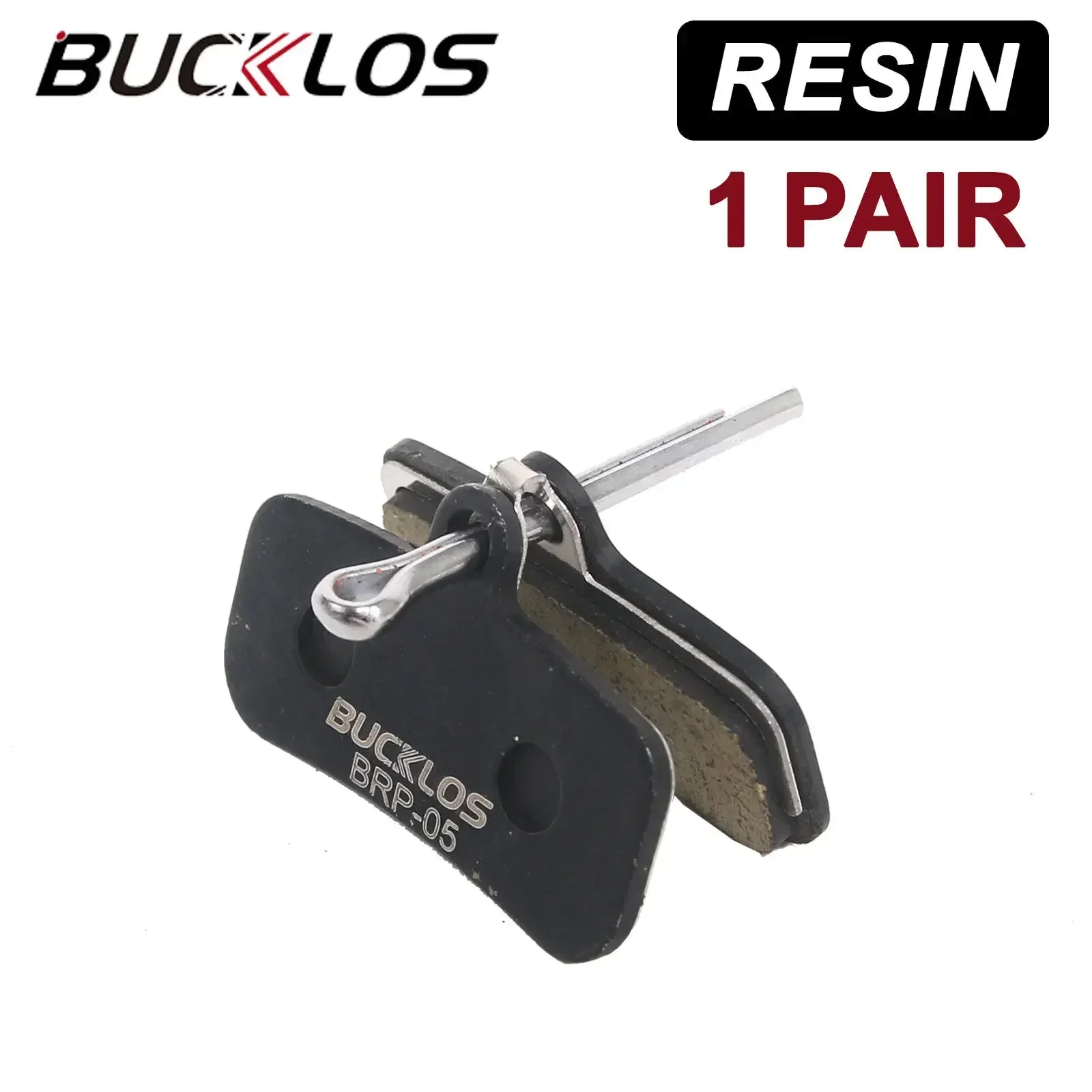 BUCKLOS plaquettes de frein de vélo pour Shimano BR-M8120 M7120 M8020 D01S D03S plaquette de frein à disque résine céramique cuivre fritté 1/2/5 paires: WHITE