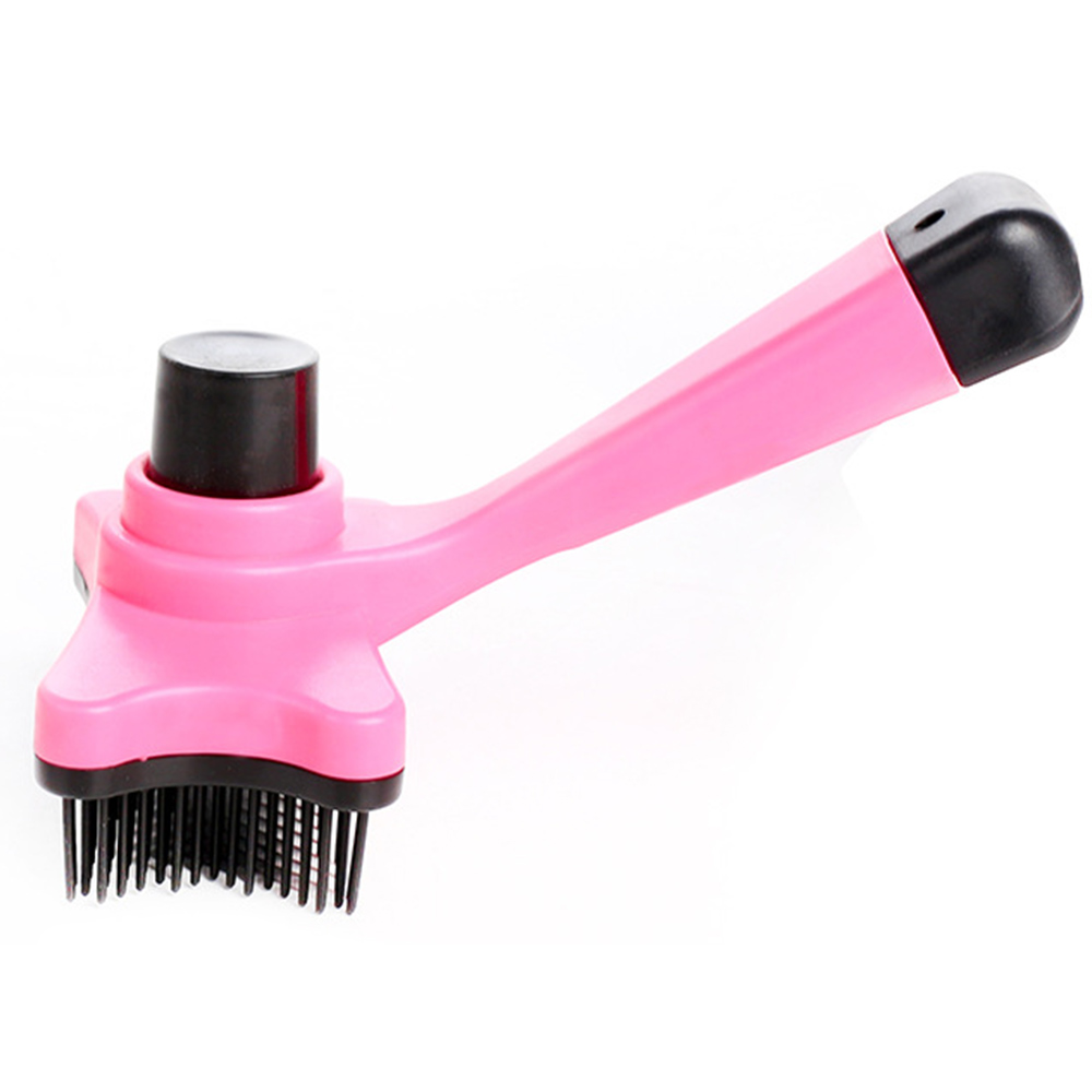 Cepillo de plástico para quitar la cutícula del perro, cepillo de champú duradero para mascotas, peine para pelo de mascota, piel de cardado, ducha para cachorro y gato