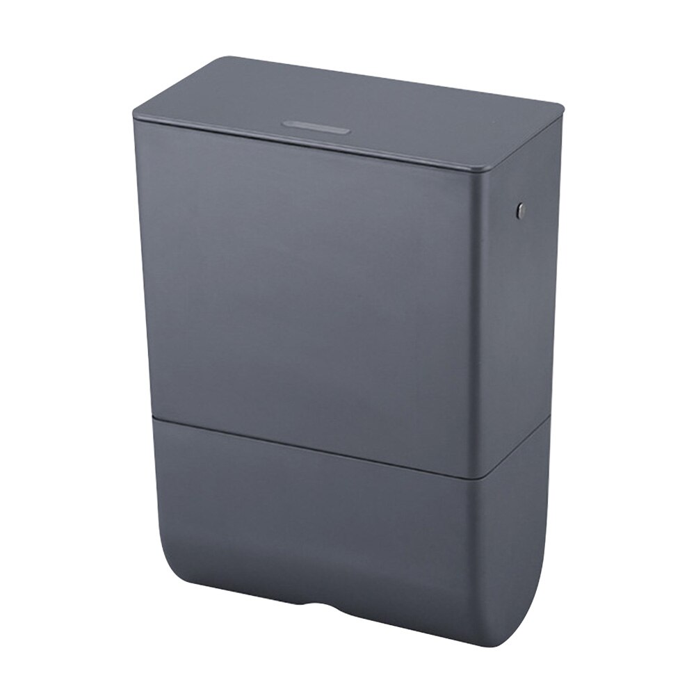 With Lid Home Ktchen Wall Mounted Rectangular Household Cabinet Door Paper Garbage Can Hanging Tissue Box Odorless Trash