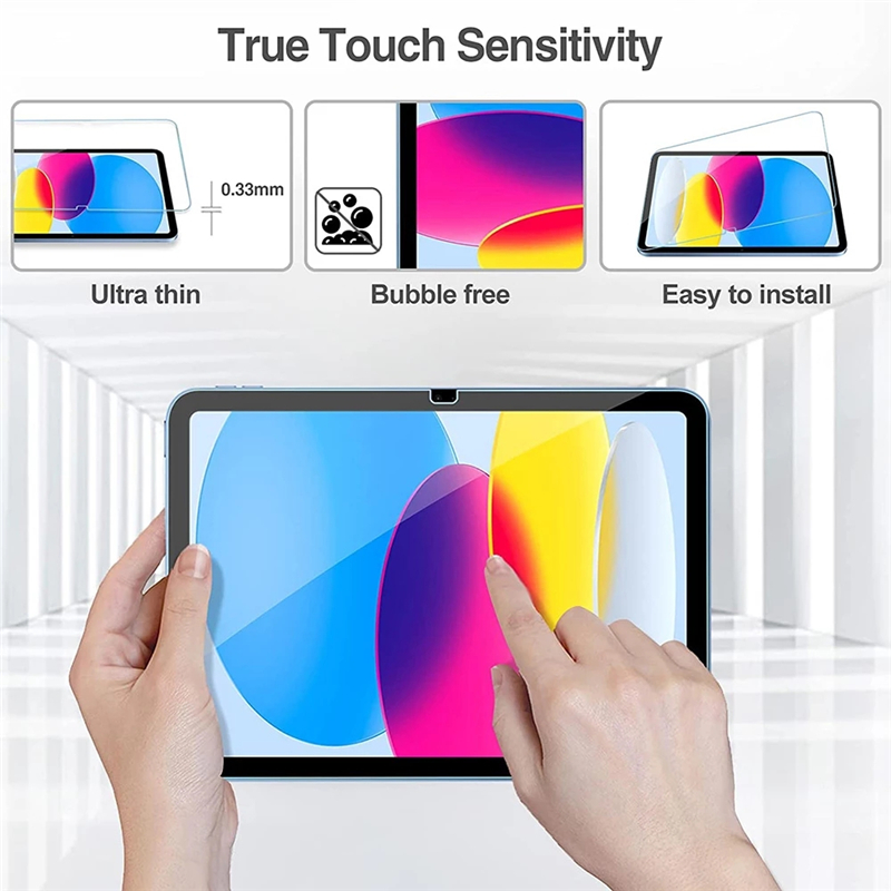 2 STUKS Glas Screen Protector Tablet Case voor IPad Air Pro 10e Generatie 10.9 11 10.2 Inch 2022 2024 I Pad 10 9 8 7 6 Gen Cover