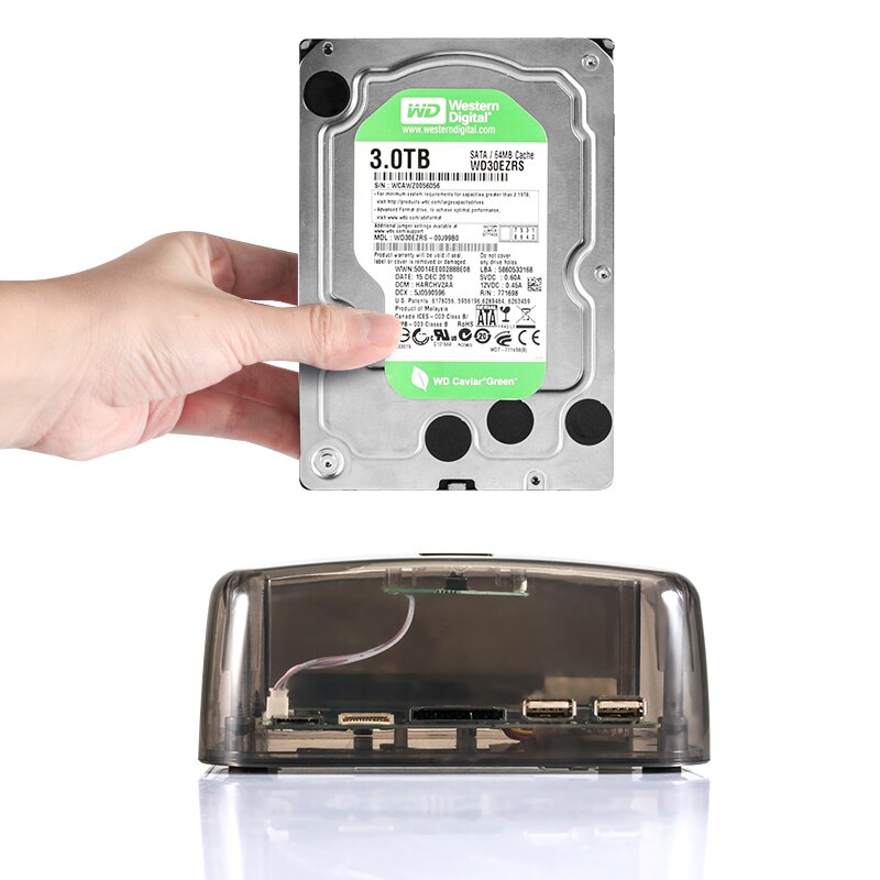 Usb3.0 Naar Sata/Ide Dual Bay Hard Drive Docking Station Voor 2.5Inch/3.5Inch Hdd Behuizing M2 tf Sd Slot Voor Tv Laptop