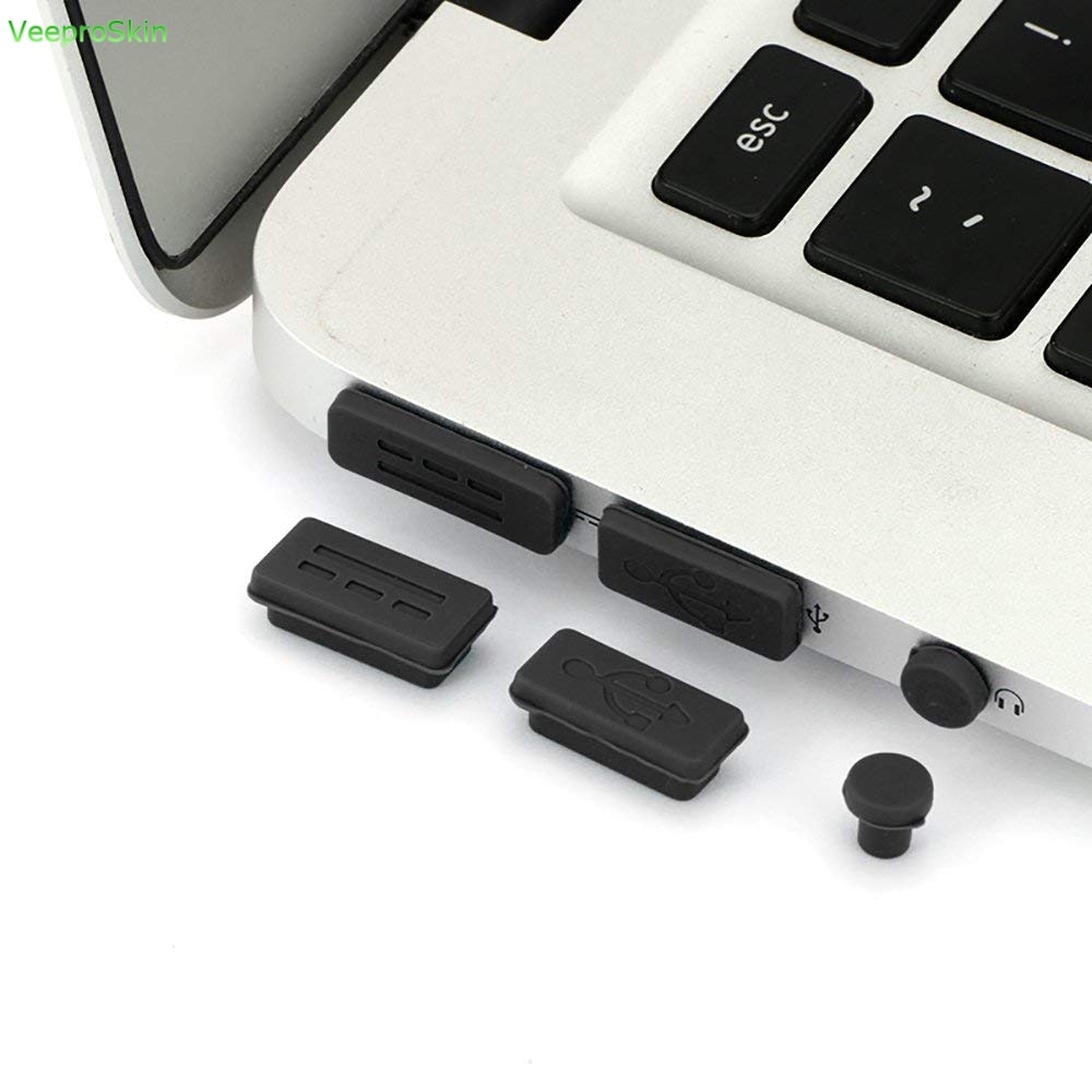 Anti-støv stik sæt kompatibelt til old macbook air 13 / macbook air 11 11.6 tommer / old macbook pro 13 15 tommer