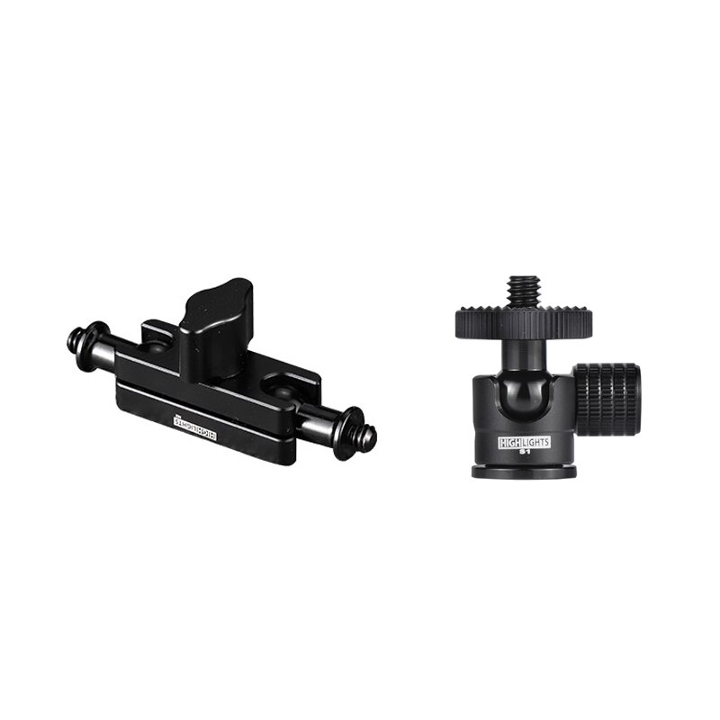Blitz Magie Arm 360 drehen 1\4 "schraube männlichen Fotografie halterung Universal- Aluminium legierung licht Monitor Adapter praktisch Clip
