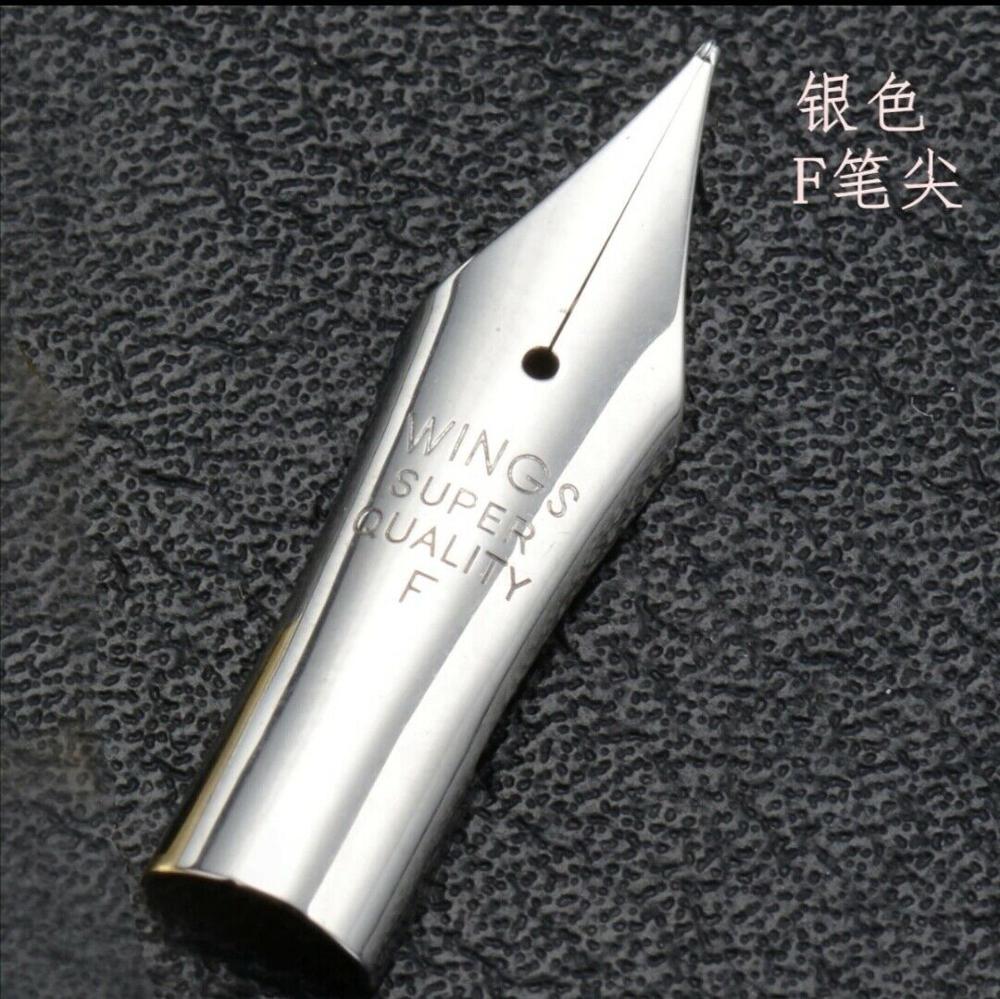 Wing Sung 659 698 Originele Vulpen Inkt Pen Ef Fijne Medium Nib Voor Wing Sung 3013 Briefpapier Kantoor School supplies Schrijven: Silver F