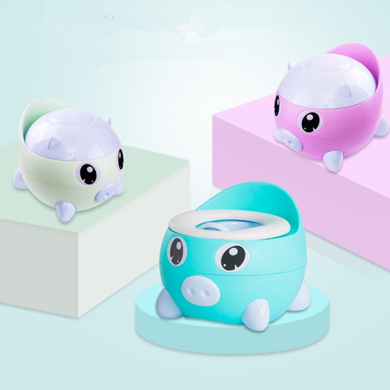 Baby Boy Cartoon Pig Pee Potty Training Toilet Kids Potty Training Toilet Baby Girl's Pink Toilet Children'sWC Baby Boy's Urinal