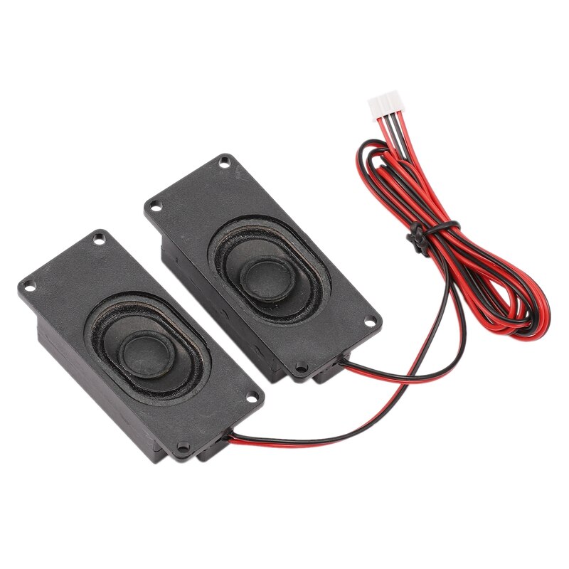 4 Ohm 3W LCD Panel Speaker Amplifier Audio Frequency Output for V59/56/59 3463A SKR.03 - Black (30mm x 70mm) 1 Pair