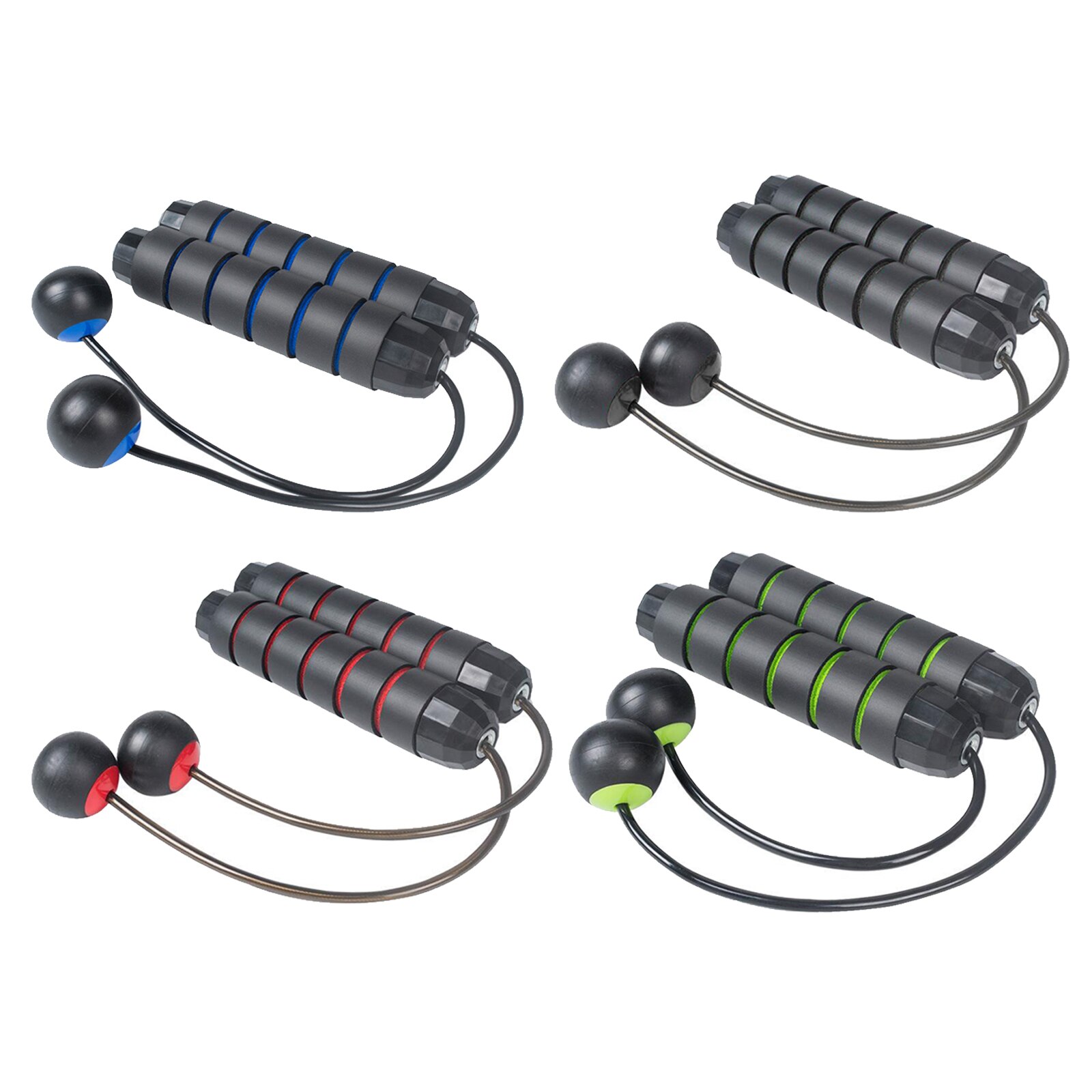 Springtouw Speed Touwtjespringen Ropeless Voor Indoor Outdoor Fitness Training Gewogen Springtouw Workout Draadloze Springtouw